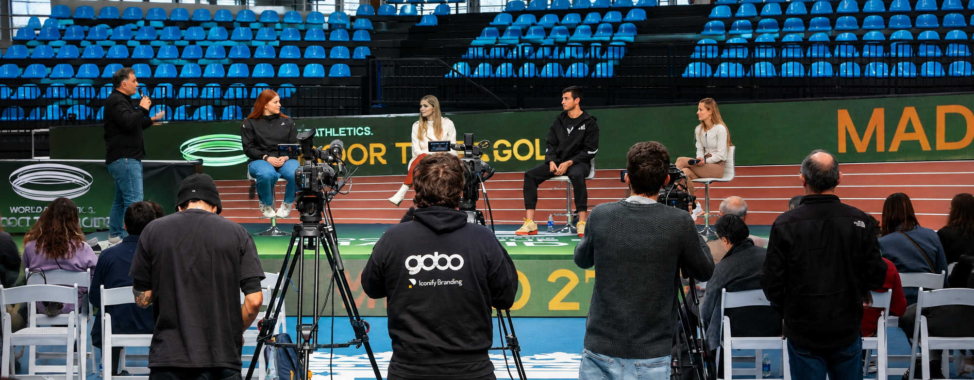 Ejecución de Streaming en directo en un evento de Atletismo
