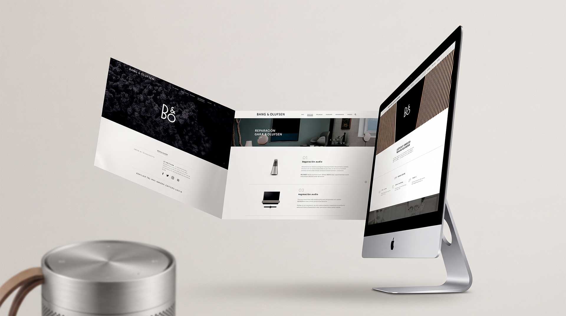 Bang & Olufsen Diseño Web