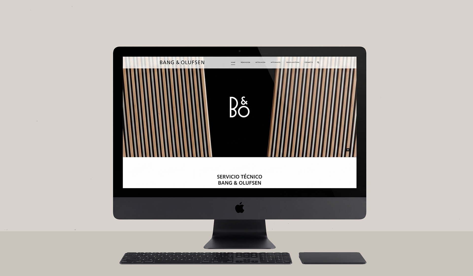 Bang & Olufsen Diseño Web