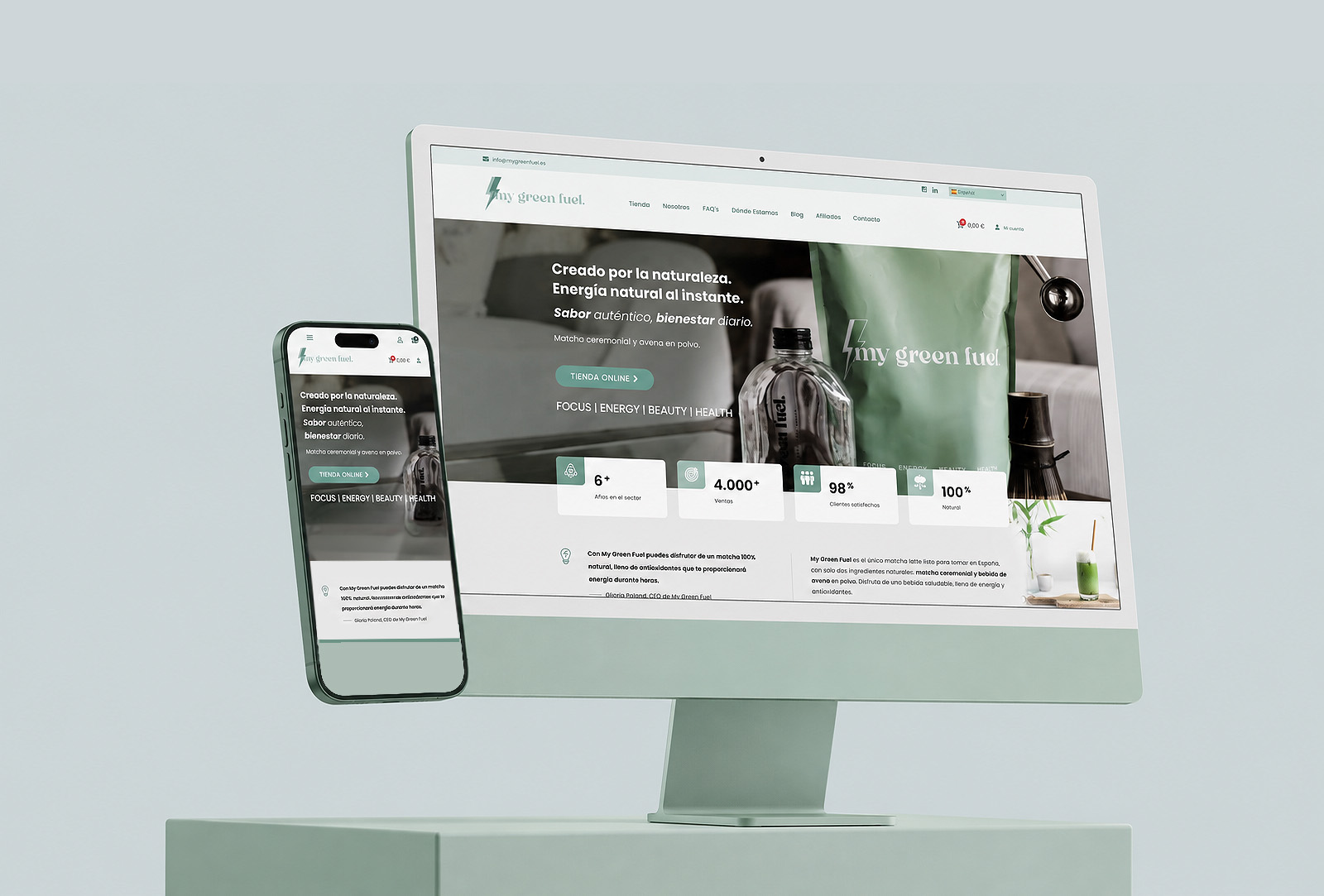 Diseño Web de MY GREEN FUEL