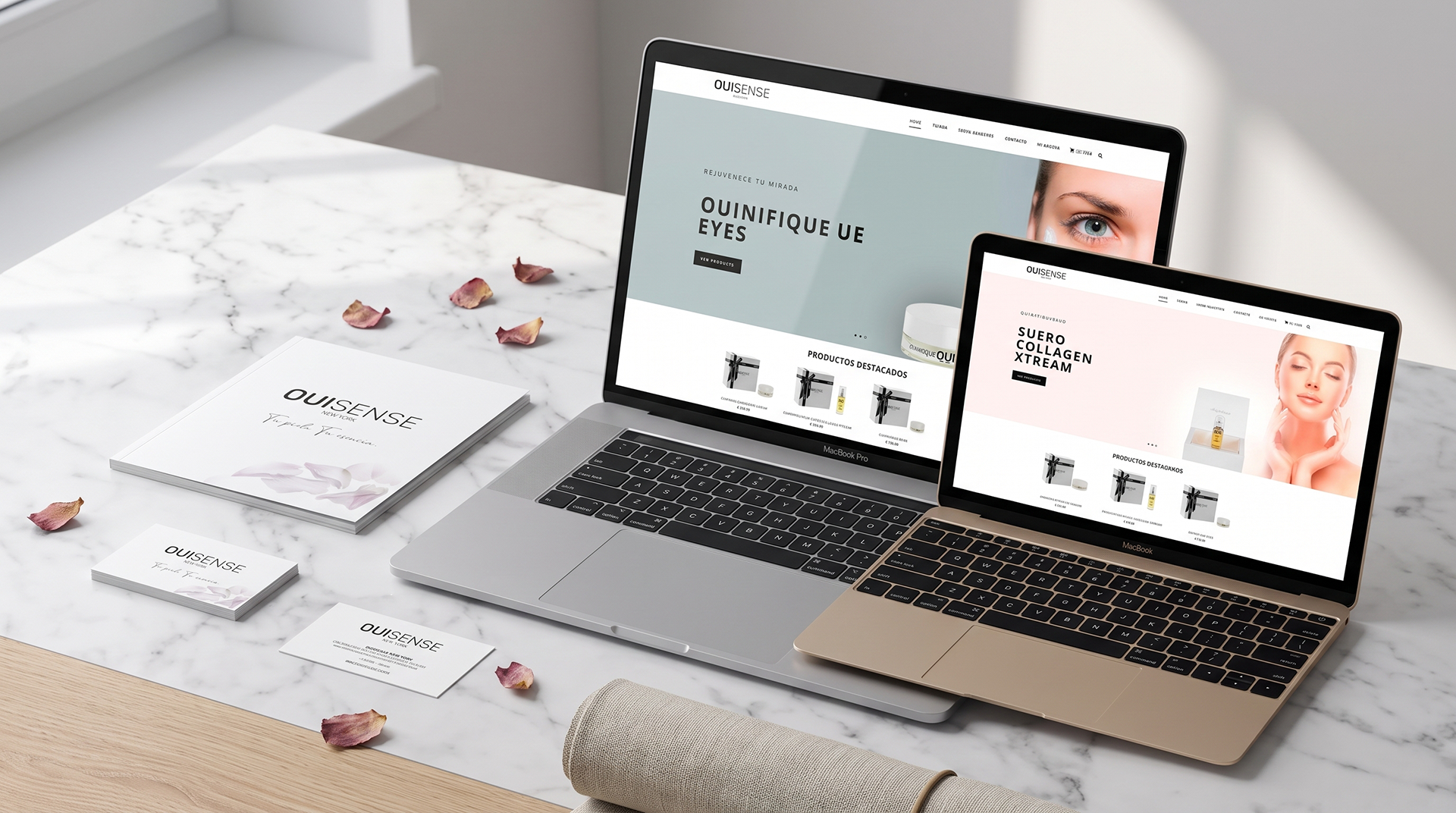 Ouisense New York Diseño Web Ecommerce