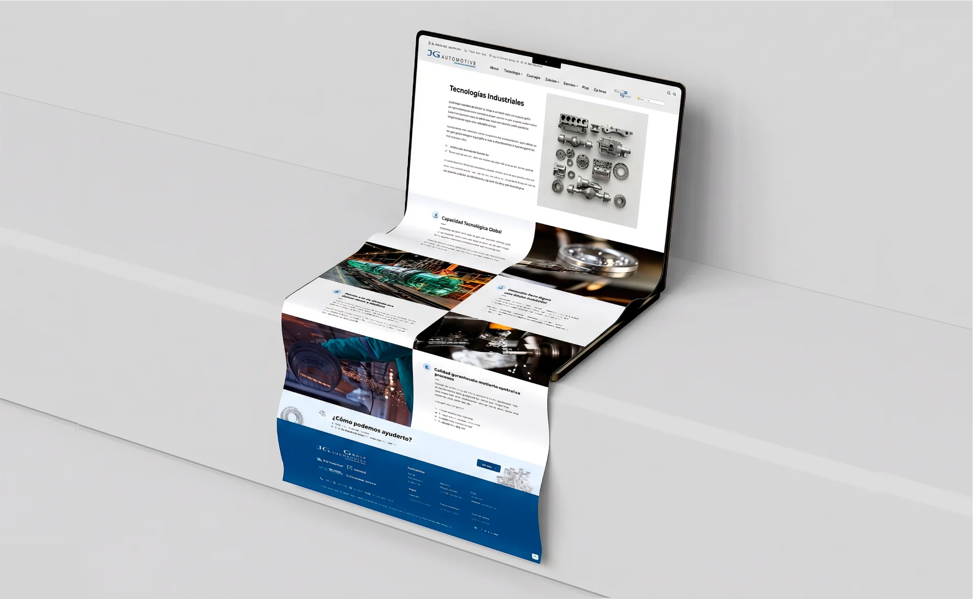 Diseño web JG Automotive
